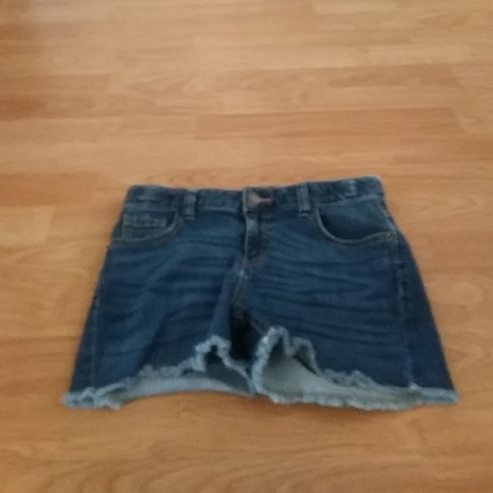 Blue jean shorts